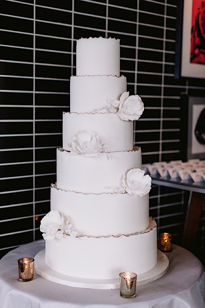 Ron and Mark's wedding cake at the Skylark