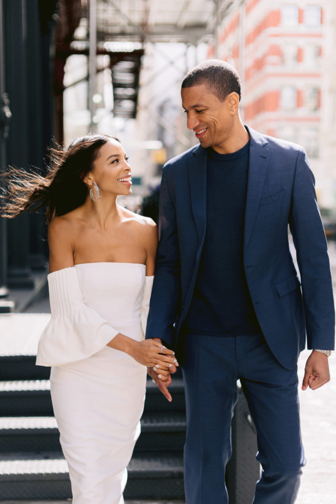 engaged couple