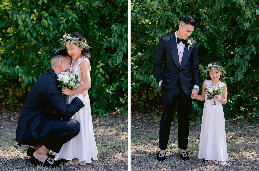 Daddy daughter first look, Texas wedding, Jenny Fu Studio