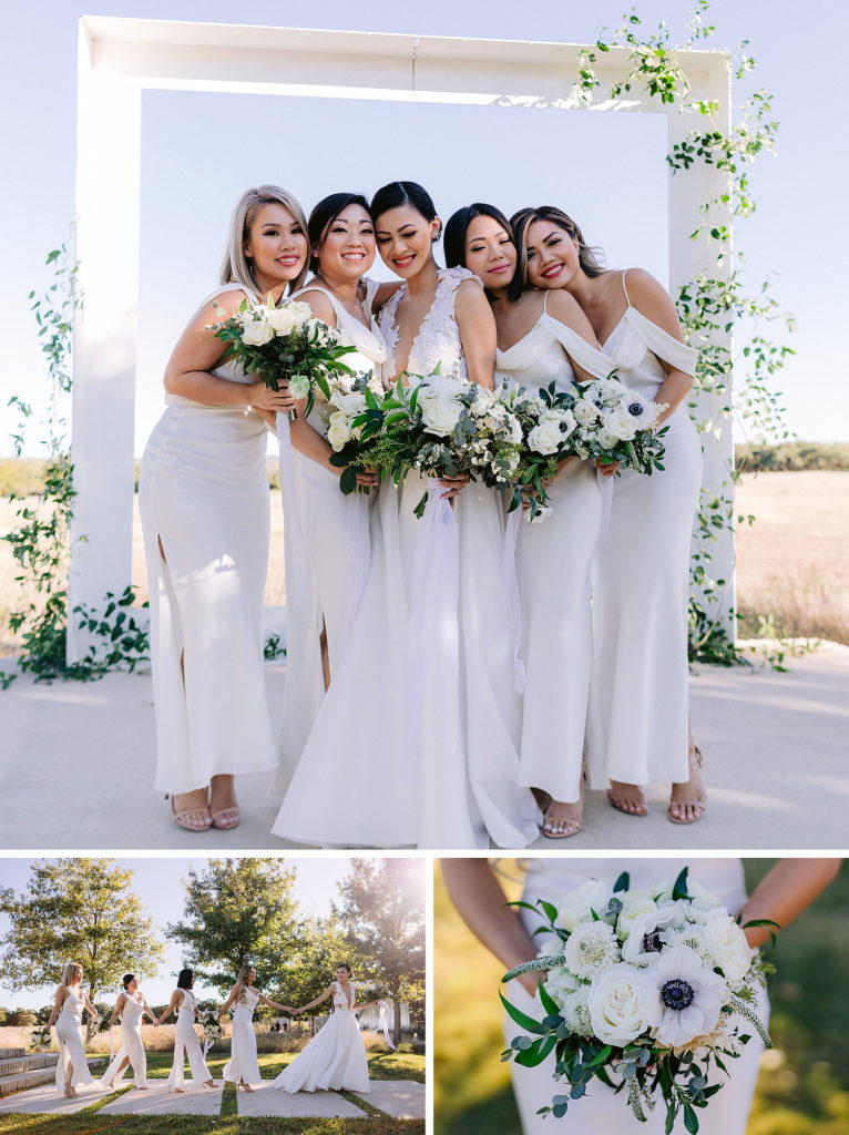 Bridal party, Prospect House Texas