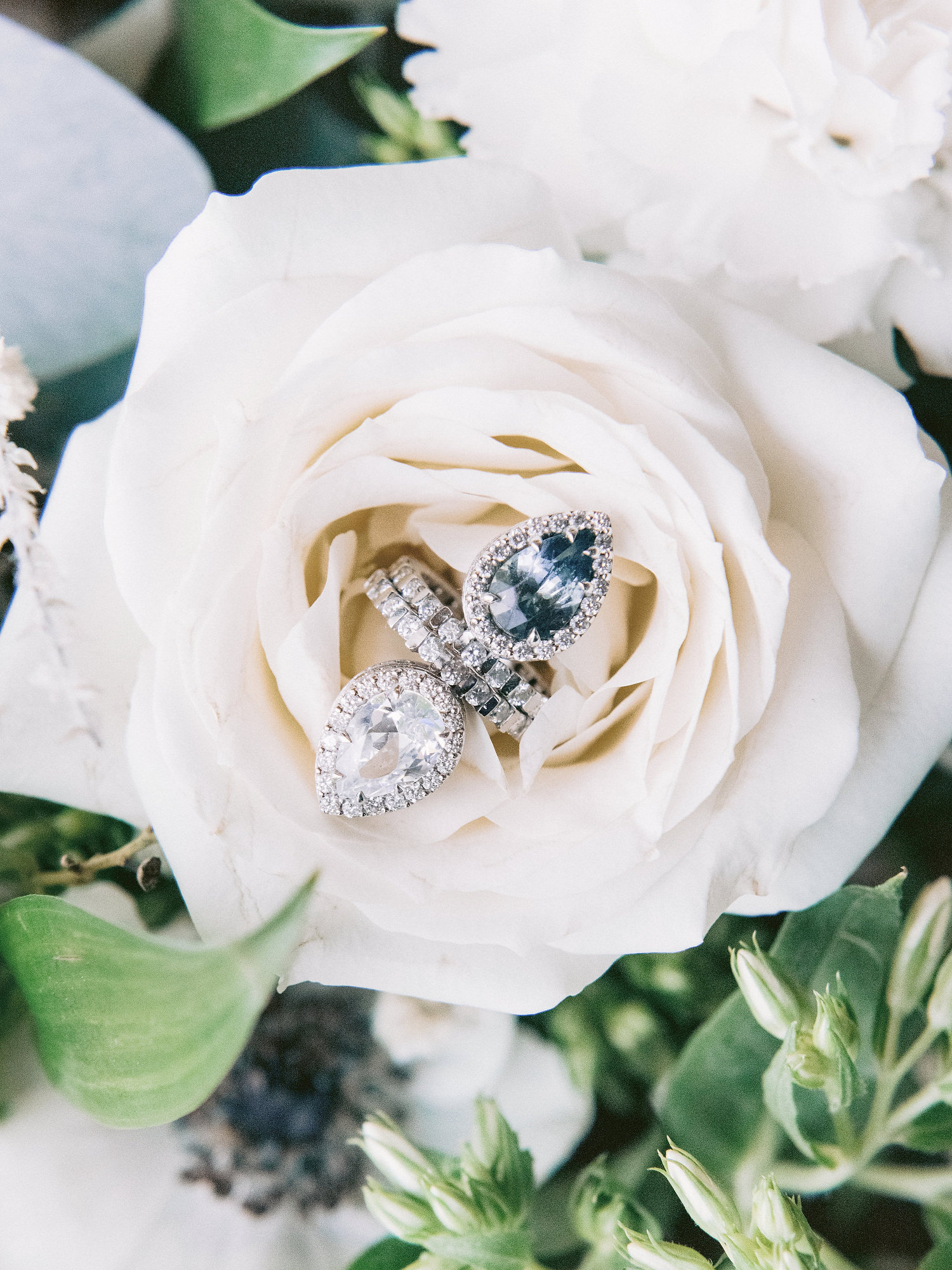 IO Collective engagement rings, shot by Jenny Fu Studio