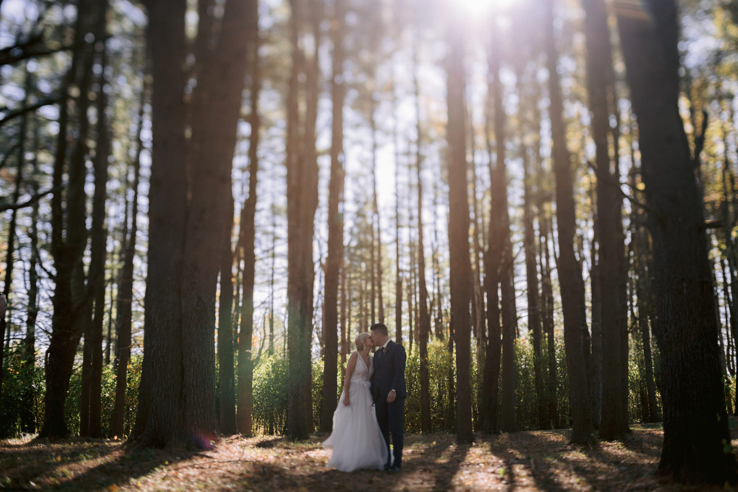 Outdoor wedding in Vermont