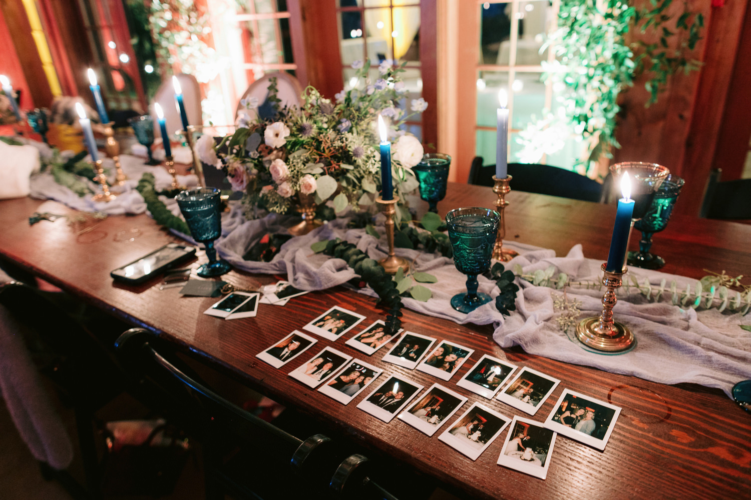 wedding decor at the Manchester Inn