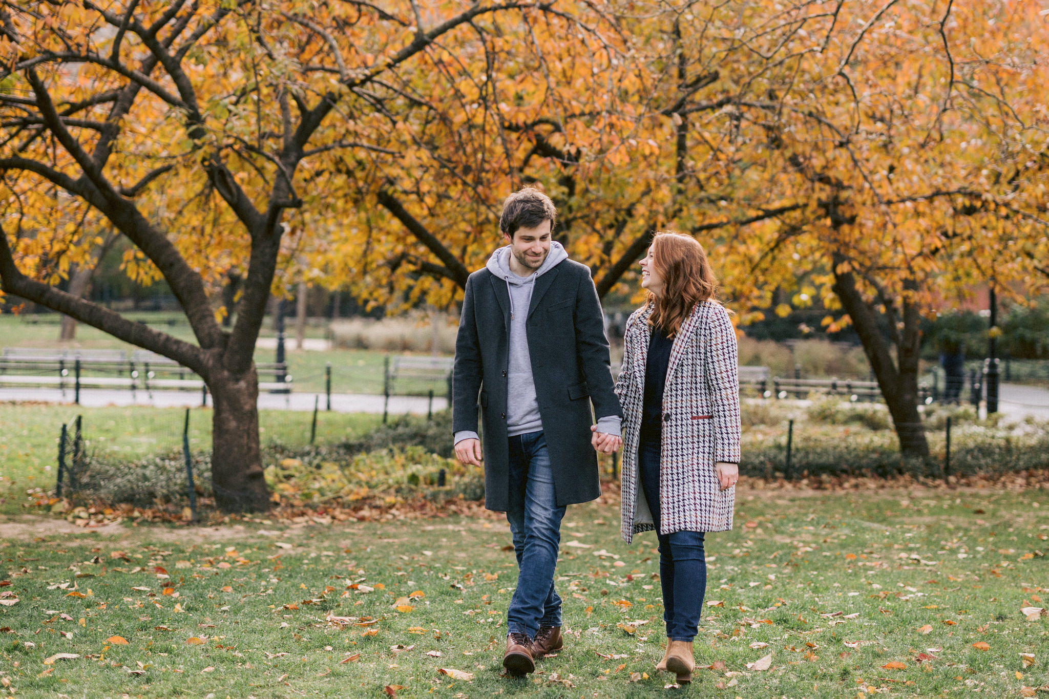 Fall colors in Washington Square Park