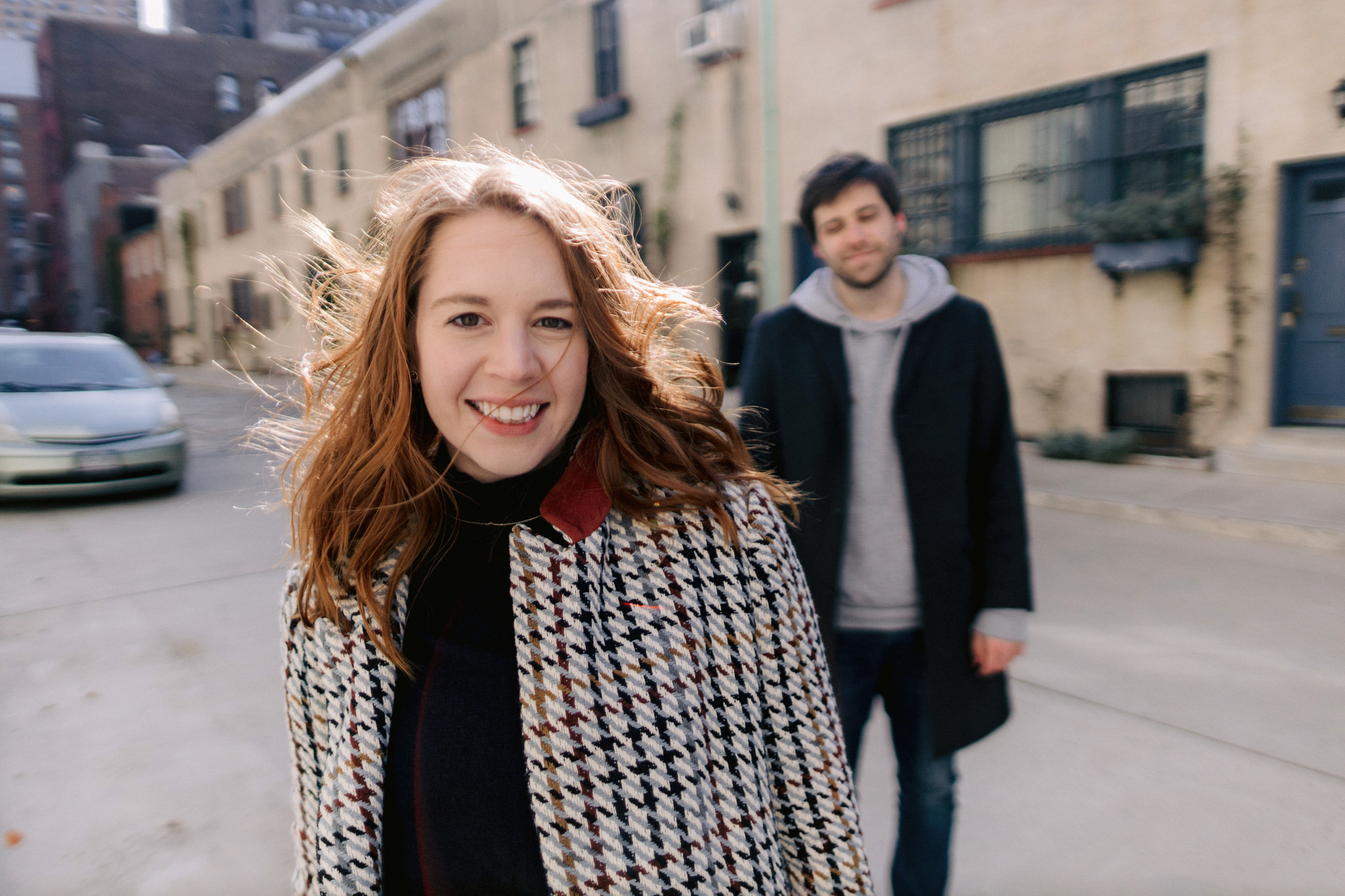 Redheaded bride to be in NYC
