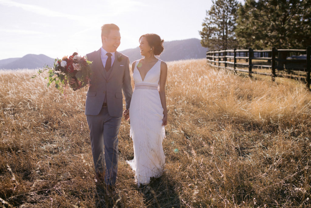 rustic and modern wedding