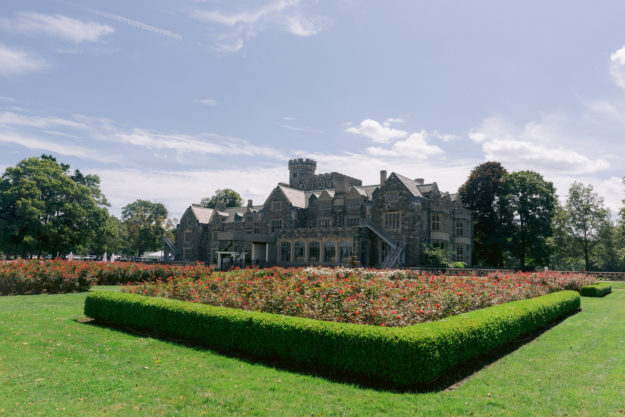 Castle wedding at the Hempstead House in Sands Point, NY