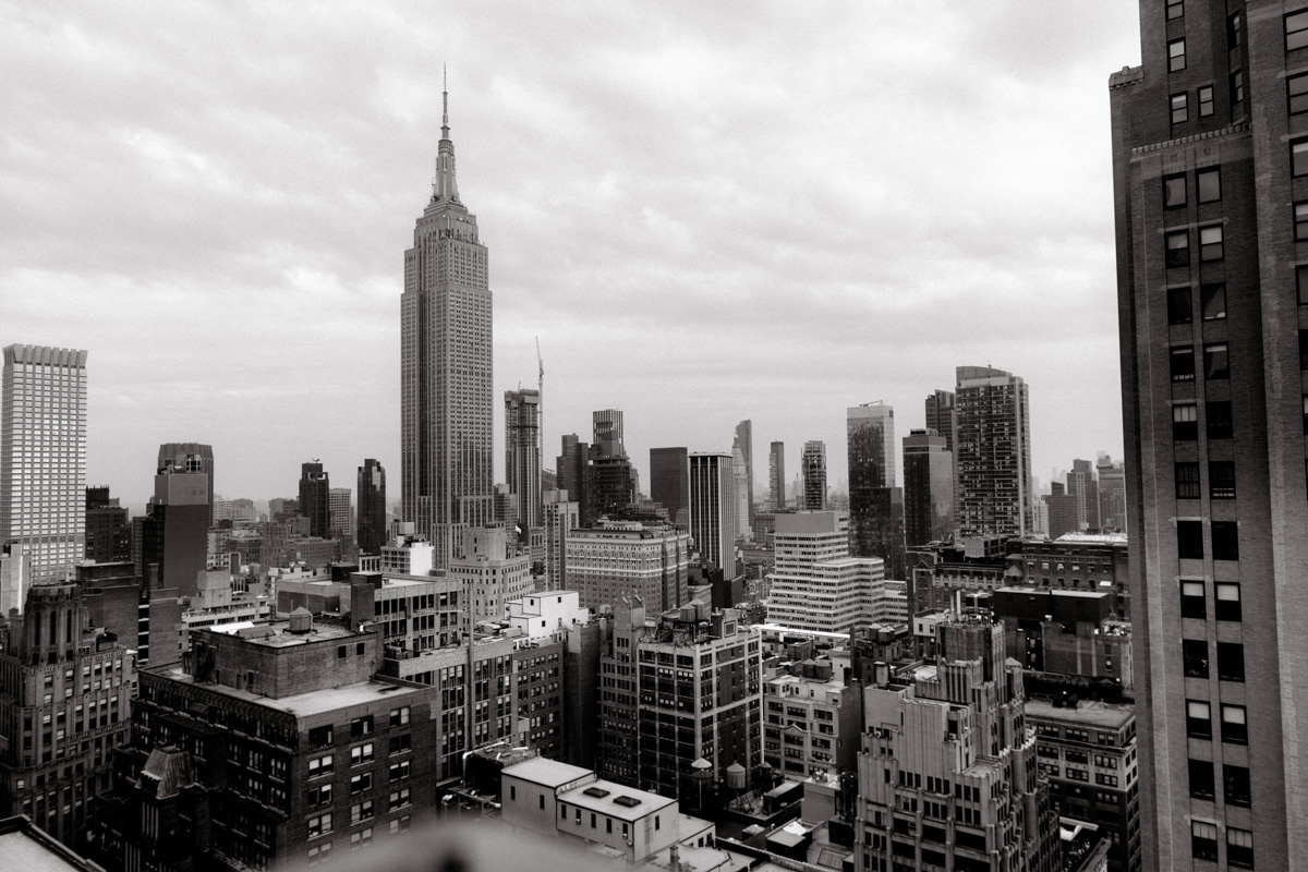 A view of the iconic wedding venue the Empire State Building